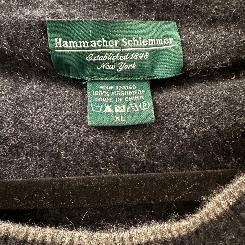 Hammacher Schlemmer Cashmere Sweater